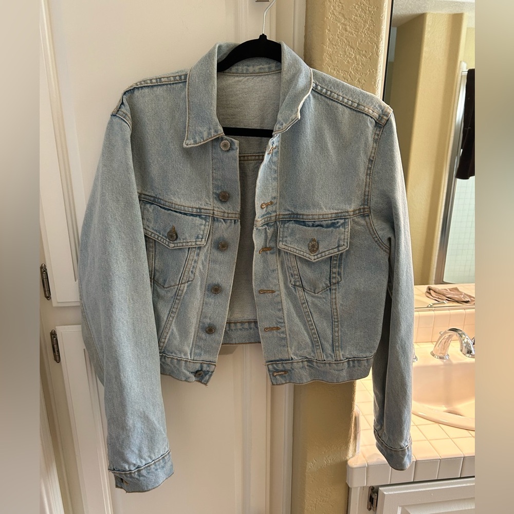 Light Blue Denim Jean Jacket